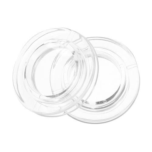 TOYANDONA 2 Sätze Tischschirmlochring mit Kappen Transparente Schirmlochabdeckungen für Gartentische Stabilisiert Sonnenschirme Schützt vor Wind und Kratzern für Außenbereiche von TOYANDONA