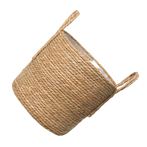 TOYANDONA 2 Stck Vintage Handgeflochtener Seegras Pflanztopf Tragbarer Sukkulenten und Blumentopf Kreativer Nordischer Übertopf für Innenräume Vielseitiger Aufbewahrungskorb und Blumenvase TOYANDONA 2 Stck Vintage Handgeflochtener Seegras Pflanztopf Tragbarer Sukkulenten und Blumentopf Kreativer Nordischer Übertopf für Innenräume Vielseitiger Aufbewahrungskorb und Blumenvase von TOYANDONA