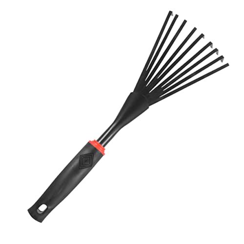 TOYANDONA 2 Stck. Gartenrechen mit Holzgriff Multifunktionales Gartenwerkzeug zum Reinigen von Laub und Gras für Garten und Hofnutzung von TOYANDONA