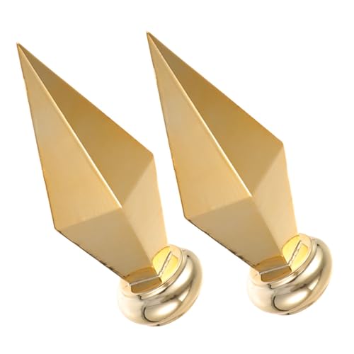 TOYANDONA 2 Stück Aluminiumlegierung Flagpole Topper mit Dekorativem Design für Garten und Innenbereich für Feiertagsdekoration und Festliche Anlässe von TOYANDONA