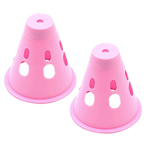 TOYANDONA 2 Stück Camping Zeltnagel Schutzkappen Langlebige Wetterfeste Warnkappen mit Farben Nachtlicht Robustes Zubehör für Zeltheringe für Outdoor Camping Wandern Angeln von TOYANDONA