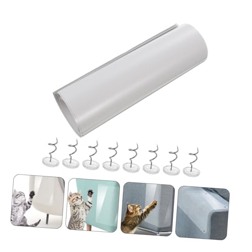 TOYANDONA 2 Stück Cat Scratching Tape Selbstklebende Kratzfolie Möbel Schutzfolie Sofa Kratzschutz für Katzen Möbel und Couch Schutz Aufkleber aus Flexiblem mit Starkem Grip und Einfach zu von TOYANDONA