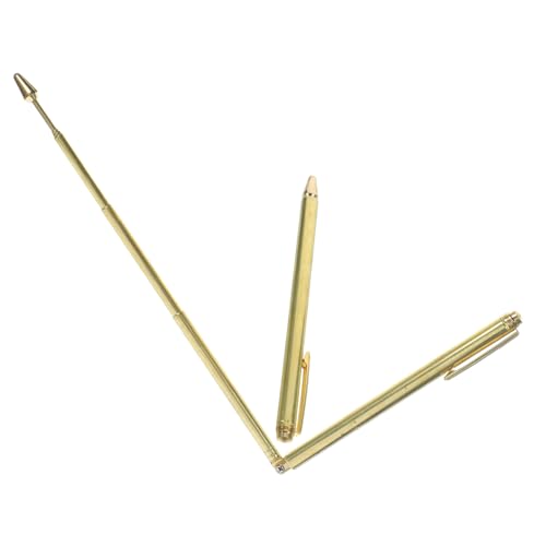 TOYANDONA 2 Stück Edelstahl Teleskop Wünschelruten Robuste Biegfeste Metall Dowsing Tragbare Outdoor Fühlstäbe für Präzise Wasserortung und Wahrsagung von TOYANDONA