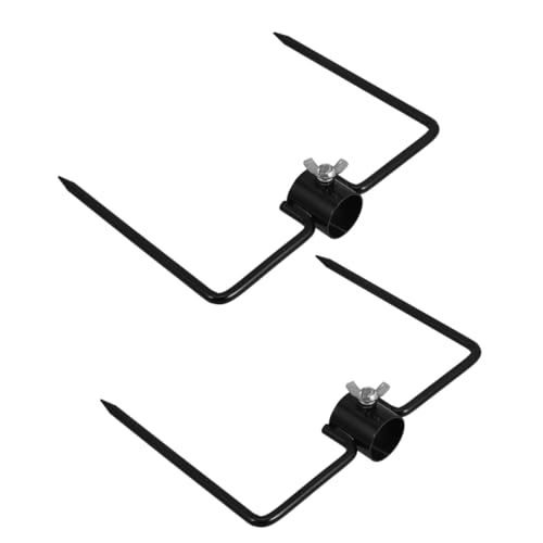TOYANDONA 2 Stück Eisen Gartenflaggenhalter Wetterfester Erdspiess Universeller Stabilizer für Garten Patio und für Angeln Camping und Outdoor Dekoration TOYANDONA 2 Stück Eisen Gartenflaggenhalter Wetterfester Erdspiess Universeller Stabilizer für Garten Patio und für Angeln Camping und Outdoor Dekoration von TOYANDONA