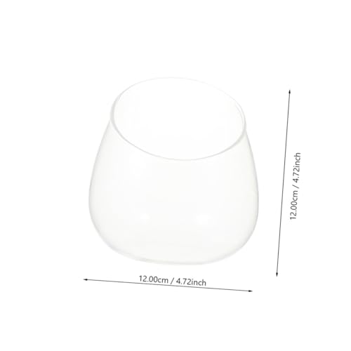 TOYANDONA 2 Stück Glasvase mit Schrägem Rand Vielseitige Candy Jar und Pflanzgefäß für Sukkulenten Kakteengewächse und Dekoration Innen Sowie Außen Transparente Bubble Bowl für Fensterbank TOYANDONA 2 Stück Glasvase mit Schrägem Rand Vielseitige Candy Jar und Pflanzgefäß für Sukkulenten Kakteengewächse und Dekoration Innen Sowie Außen Transparente Bubble Bowl für Fensterbank von TOYANDONA