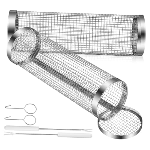 TOYANDONA 2 Stück Grillkorb für Gemüse und Rundes Bbq Grillzubehör Großer nicht Haftender Grillkorb für Camping und Picknick TOYANDONA 2 Stück Grillkorb für Gemüse und Rundes Bbq Grillzubehör Großer nicht Haftender Grillkorb für Camping und Picknick von TOYANDONA