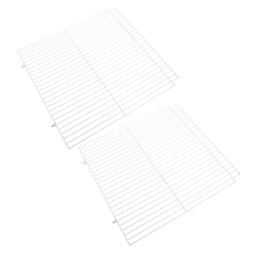 TOYANDONA 2 Stück Hamster Käfig Trenngitter Weiß Einfache Installation Glatte Oberfläche Vielseitig Einsetzbar zur Haltung und Trennung von Zwerghamstern im Grundkäfig von TOYANDONA