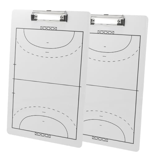TOYANDONA 2 Stück Handball Taktikboard Abwischbar Tragbares Clipboard für Trainer Doppelseitige Marker Tafel für Handballtraining und Wettkämpfe Leicht Praktisch TOYANDONA 2 Stück Handball Taktikboard Abwischbar Tragbares Clipboard für Trainer Doppelseitige Marker Tafel für Handballtraining und Wettkämpfe Leicht Praktisch von TOYANDONA