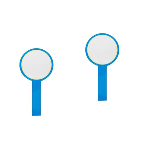 TOYANDONA 2 Stück Handheld Whiteboard Paddle Abwischbare Schreibtafel für Lehrer und Schüler Tragbares Punktetafel Doppelseitig Blau Wiederverwendbar Robust und Leicht zu Reinigen TOYANDONA 2 Stück Handheld Whiteboard Paddle Abwischbare Schreibtafel für Lehrer und Schüler Tragbares Punktetafel Doppelseitig Blau Wiederverwendbar Robust und Leicht zu Reinigen von TOYANDONA