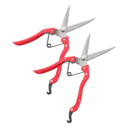 TOYANDONA 2 Stück Handschafschneider Ergonomische Manuelle Schafschere für Effizientes Scheren von Schafen Kühen und Orange von TOYANDONA