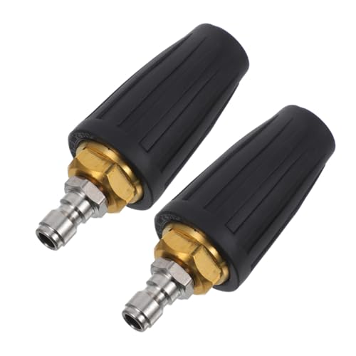 TOYANDONA 2 Stück Hochdruckreiniger-düse Schnellanschluss Rotierende Turbodüse Psi Druckbeständig für Garten Auto Beton Effiziente Reinigung TOYANDONA 2 Stück Hochdruckreiniger-düse Schnellanschluss Rotierende Turbodüse Psi Druckbeständig für Garten Auto Beton Effiziente Reinigung von TOYANDONA