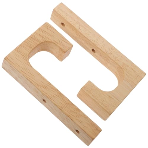 TOYANDONA 2 Stück Holz Kleiderhaken J form Robuste Wandhaken für Mäntel Hüte Taschen Vielseitig Einsetzbar Einfache Montage Natürlicher Holzlook Geeignet für Flur Schlafzimmer Bad und Küche TOYANDONA 2 Stück Holz Kleiderhaken J form Robuste Wandhaken für Mäntel Hüte Taschen Vielseitig Einsetzbar Einfache Montage Natürlicher Holzlook Geeignet für Flur Schlafzimmer Bad und Küche von TOYANDONA