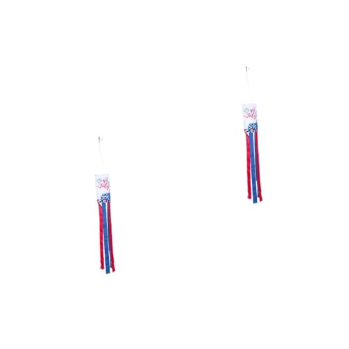 TOYANDONA 2 Stück Independence Day Windsock Flag Polyester Hängedekoration für Garten für Außenbereich Gartenfeste und Patriotische Feiern Langlebige Materialien TOYANDONA 2 Stück Independence Day Windsock Flag Polyester Hängedekoration für Garten für Außenbereich Gartenfeste und Patriotische Feiern Langlebige Materialien von TOYANDONA