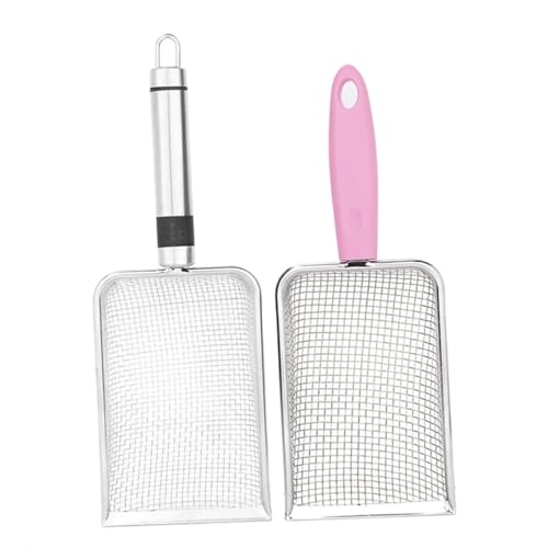 TOYANDONA 2stücke Metall-katzenstreuschaufel Mit Griff Und Feinen Löchern Große Schaufel Für Katzentoilette Aus Edelstahl Für Einfache Reinigung Und Robuste Konstruktion TOYANDONA 2stücke Metall-katzenstreuschaufel Mit Griff Und Feinen Löchern Große Schaufel Für Katzentoilette Aus Edelstahl Für Einfache Reinigung Und Robuste Konstruktion von TOYANDONA