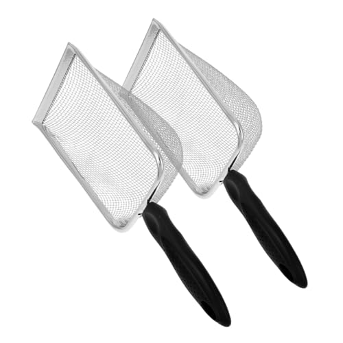 TOYANDONA 2 Stück Katzenstreuschaufel mit Maschen für Effiziente Katzenklo und Kaninchenstreu Robustes Multifunktionales Tierstreu Werkzeug für Schnelles Entfernen von Katzen und von TOYANDONA