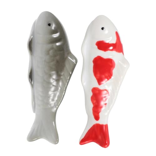 TOYANDONA 2 Stück Keramik Fisch Skulpturen Schwimmende Koi Fisch Figuren Wetterfeste Aquarium Gartendekoration Vielseitig für Teich Badezimmer und Terrarium Künstlerische Indoor-Outdoor TOYANDONA 2 Stück Keramik Fisch Skulpturen Schwimmende Koi Fisch Figuren Wetterfeste Aquarium Gartendekoration Vielseitig für Teich Badezimmer und Terrarium Künstlerische Indoor-Outdoor von TOYANDONA
