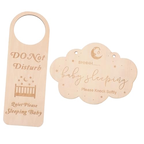 TOYANDONA 2 Stück Lustiges Schlafschild aus Holz Teilig mit Türschild „Schlafendes “ Türhänger Dekoratives Babyzimmer Schild Einfach zu Montieren Langlebig für Babyparty TOYANDONA 2 Stück Lustiges Schlafschild aus Holz Teilig mit Türschild „Schlafendes “ Türhänger Dekoratives Babyzimmer Schild Einfach zu Montieren Langlebig für Babyparty von TOYANDONA