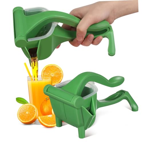 TOYANDONA 2 Stück Manuelle Saftpresse Handlicher Zitronen Limettensqueezer aus Robustem Material Nährstoffschonende Entsaftung für Frischen Orangen Gemüsesaft Einfache Bedienung Langlebig von TOYANDONA