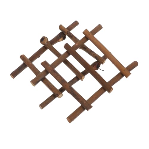 TOYANDONA Minileiter Für Puppenhaus Rattan-miniaturleiter Leichtes Miniatur-zubehör von TOYANDONA