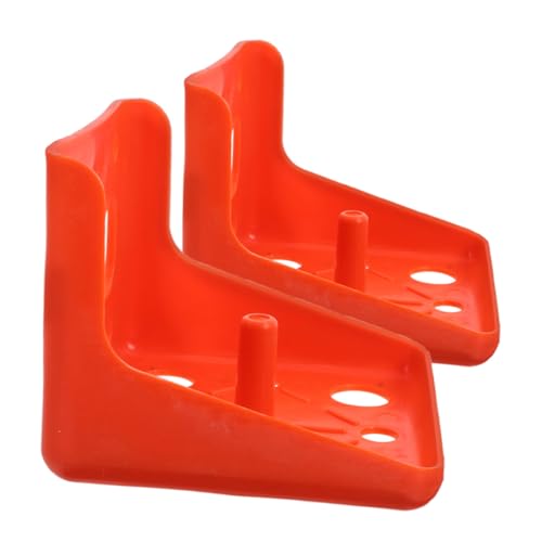 TOYANDONA 2 Stück Mineral Salt Block Holder Dicke Robuste Salzsteinhalter für Rinder Schafe Ziegen und Wild mit Stabilem Tablett Einfache Reinigung Langlebig und Kippsicher von TOYANDONA