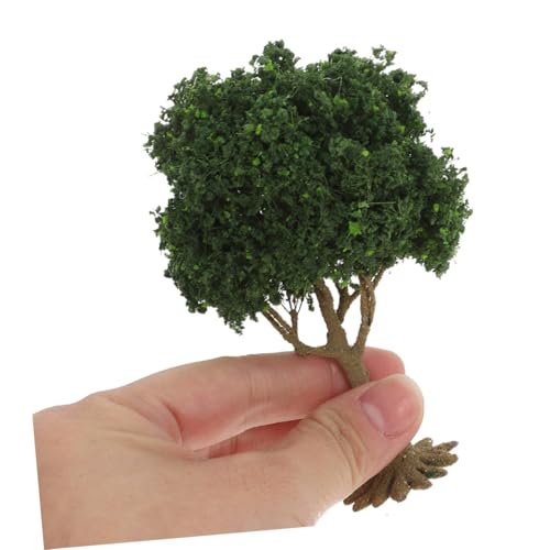 TOYANDONA 2 Stück Miniatur Modellbäume Künstliche Simulation Bäume für DIY Landschaften Sandtisch Dekoration Einfache Kompakte Pflegefrei für Bastelprojekte von TOYANDONA