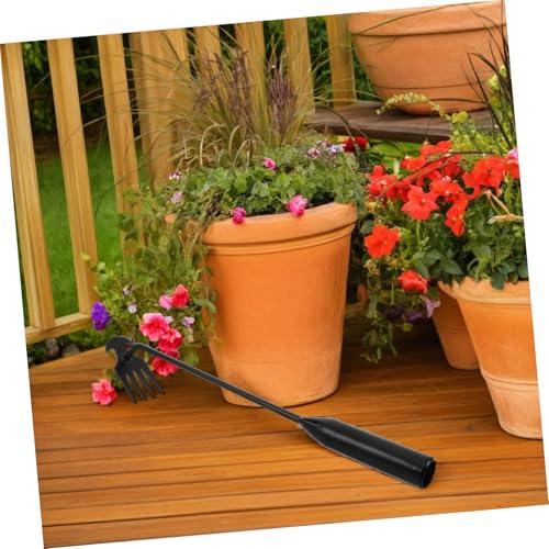 TOYANDONA 2 Stück Multifunktionale Gartenschaufel Gartenhacke zum Jäten Gartenhacke Werkzeug Handkultivator Unschlüpftool aus rostfreiem Stahlgarten Unkrautentferner Rostfreier Schwarz TOYANDONA 2 Stück Multifunktionale Gartenschaufel Gartenhacke zum Jäten Gartenhacke Werkzeug Handkultivator Unschlüpftool aus rostfreiem Stahlgarten Unkrautentferner Rostfreier Schwarz von TOYANDONA