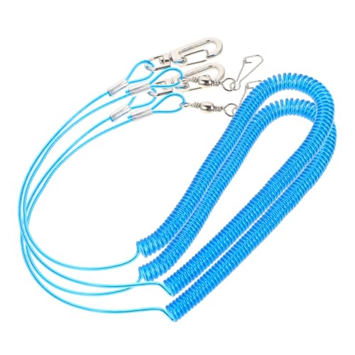 TOYANDONA 2 Stück Papageien Trainingsleine aus Robustem und Bissfestes Leichtes Vogelgeschirr für Outdoor Flugtraining Elastisches Waschbares Vogelzubehör für Kleine bis Mittelgroße Vögel von TOYANDONA