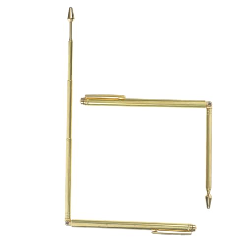 TOYANDONA 2 Stück Portabler Dowsing Rods aus Rostfreiem Edelstahl Flexible Langlebige Wünschelruten für Outdoor detektion Leicht Bruchfest Glatte Oberfläche für Garten Außeneinsätze von TOYANDONA