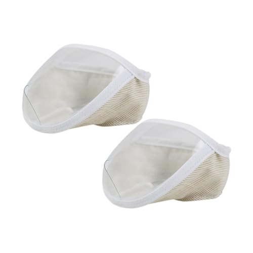 TOYANDONA 2 Stück Praktische Transparente Katzenmaulkorb Sets Atmungsaktiv Tragbar Geeignet für Fell Krallenpflege Bequemes Kopfband für Kätzchen S und Einfach Anzulegen von TOYANDONA