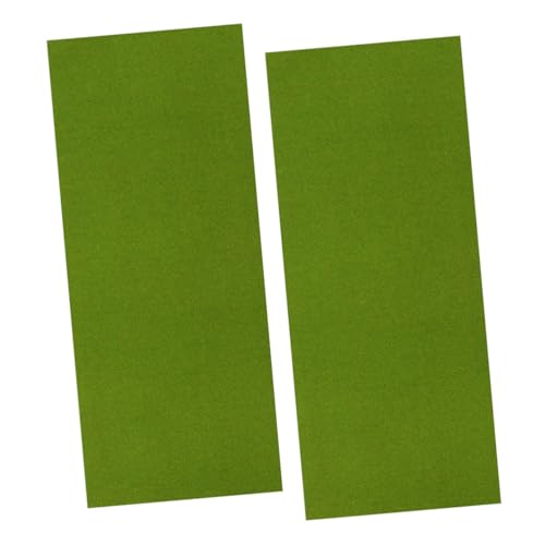 TOYANDONA 2 Stück Rasenpapiermaterial Material Gefälschter Mini -Rasen Tischplatte Kunstrasenmatte Kunstrasen Für Terrasse Beflockung Modelleisenbahn Landschaft Modellgras Grün TOYANDONA 2 Stück Rasenpapiermaterial Material Gefälschter Mini -Rasen Tischplatte Kunstrasenmatte Kunstrasen Für Terrasse Beflockung Modelleisenbahn Landschaft Modellgras Grün von TOYANDONA