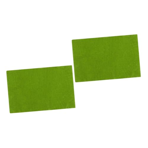 TOYANDONA 2 Stück Rasenpapiermodell Modellgras Grasmatte Für Modelleisenbahnen Tisch Gefälscht Hobby Künstliches Bastelgras Gras Künstlich Fälschung Moos Green Modell Rasen von TOYANDONA