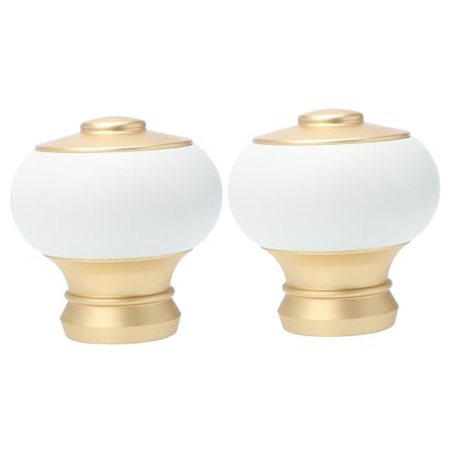 TOYANDONA 2 Stück Roman Stil Vorhangstangen Endstücke Dekorative Fensterstangen Abschlusskappen Nordisch Weiß Gold Robust Langlebig Kreatives Design Wohnraumdeko TOYANDONA 2 Stück Roman Stil Vorhangstangen Endstücke Dekorative Fensterstangen Abschlusskappen Nordisch Weiß Gold Robust Langlebig Kreatives Design Wohnraumdeko von TOYANDONA