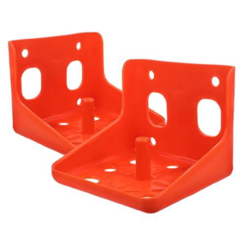TOYANDONA 2 Stück Salzsteinhalter für Rinder und Schafe Stabile Dicke Mineralsteinbox mit Leicht zu Reinigendem Tablett Langlebiger Salzblockhalter für Nutztierfutter Kippsichere von TOYANDONA