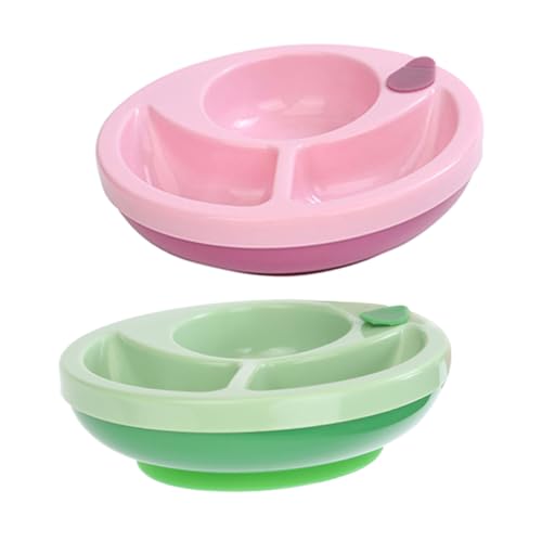 TOYANDONA 2 Stück Saugnapf Schalen Unterteilte Isolierte Kunststoff Teller Bruchsicher Rutschfeste Saugbasis für Jungen und Mädchen Vielseitig für Zuhause Outdoor und TOYANDONA 2 Stück Saugnapf Schalen Unterteilte Isolierte Kunststoff Teller Bruchsicher Rutschfeste Saugbasis für Jungen und Mädchen Vielseitig für Zuhause Outdoor und von TOYANDONA