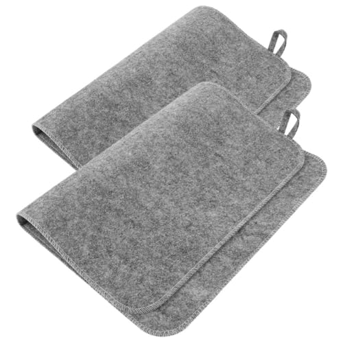 TOYANDONA 2 Stück Sauna Filzmatte Dicke Wärmeisolierung Wasserabsorbierend für Sauna Duschraum Wellness Spa Sitzkissen Komfortabel Langlebig Pflegeleicht von TOYANDONA