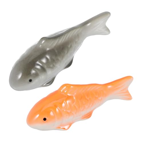 TOYANDONA 2 Stück Schwimmende Keramikfische Aquarium Dekoration Langlebige Fischornamente für Teich und Wohnraum Umweltfreundliche Kleine Dekofiguren für Aquarium und Garten TOYANDONA 2 Stück Schwimmende Keramikfische Aquarium Dekoration Langlebige Fischornamente für Teich und Wohnraum Umweltfreundliche Kleine Dekofiguren für Aquarium und Garten von TOYANDONA