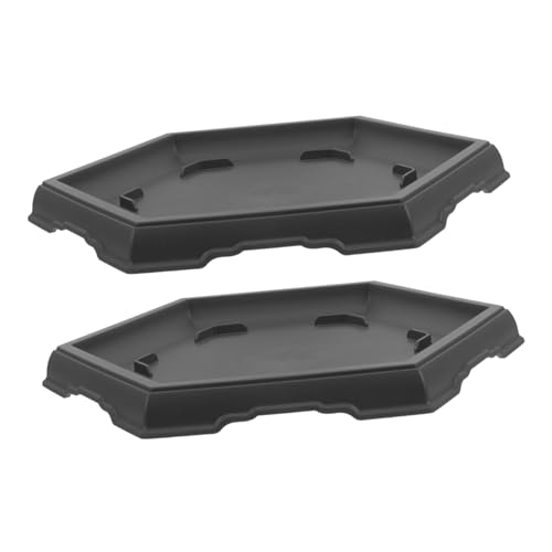 TOYANDONA 2 Stück Sechseckige Tabletts Tropf Pflanzuntersetzer Pflanzgefäß Tabletts Pflanzgefäß Tablett Gartenplatte Für Blumentöpfe Zimmerpflanzen Tablett Wassertopf Untersetzer TOYANDONA 2 Stück Sechseckige Tabletts Tropf Pflanzuntersetzer Pflanzgefäß Tabletts Pflanzgefäß Tablett Gartenplatte Für Blumentöpfe Zimmerpflanzen Tablett Wassertopf Untersetzer von TOYANDONA