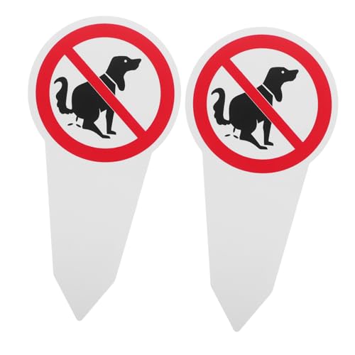TOYANDONA 2 Stück Steckschilder Kein Hundeklo mit Erdspieß Wetterfestes Warnschild für Garten Park Einfache Anbringung Vielseitig für Wohnbereiche und Gemeinschaftsflächen Tierwarnung TOYANDONA 2 Stück Steckschilder Kein Hundeklo mit Erdspieß Wetterfestes Warnschild für Garten Park Einfache Anbringung Vielseitig für Wohnbereiche und Gemeinschaftsflächen Tierwarnung von TOYANDONA