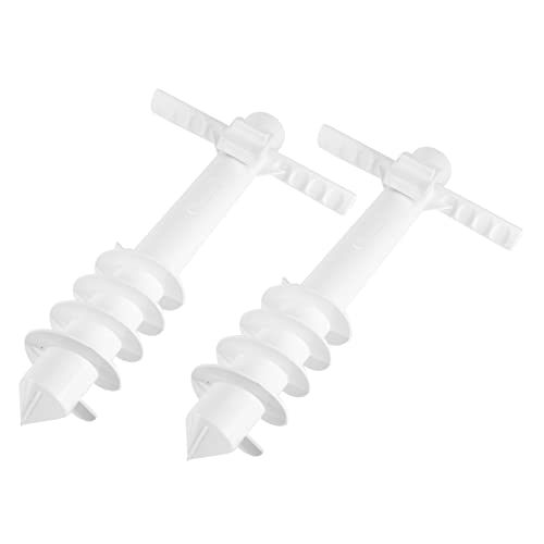 TOYANDONA 2Stücke Strand Regenschirmständer Fünfspiral Basen für Outdoor Camping und Strand Robuster Sandanker für Sonnenschirme Uv Schutz Leicht und von TOYANDONA