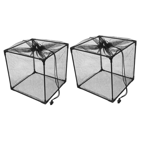 TOYANDONA 2 Stück Teichfilterbox mit Anti- Mesh Wasserpumpenschutz für Außenbereiche Langlebiger Würfelrahmen Vielseitig für Teiche Springbrunnen Pools Schwarzer Filterbeutel mit Zugband TOYANDONA 2 Stück Teichfilterbox mit Anti- Mesh Wasserpumpenschutz für Außenbereiche Langlebiger Würfelrahmen Vielseitig für Teiche Springbrunnen Pools Schwarzer Filterbeutel mit Zugband von TOYANDONA