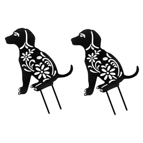TOYANDONA 2stücke Hund Garten Stakes Acryl Hund Formen Steckdose Zeichen Garten Stake von TOYANDONA