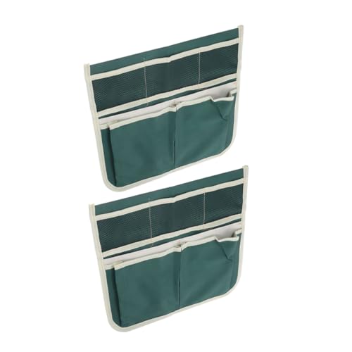 TOYANDONA 2 Stück Teiliges Gartentool mit Kniebank und Großem Werkzeugtaschen Organizer Robustes Material Leicht Tragbar für Gartenarbeit und Gartengeräte Aufbewahrung von TOYANDONA