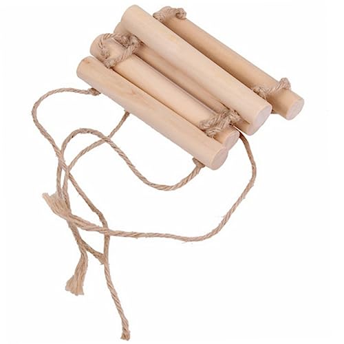 TOYANDONA 2 Stück Teiliges Holz Kletterspielzeug für Papageien mit Schaukel Funktion Langlebige Haustierleiter aus Sicherem Naturmaterial Fördert Balance Koordination und Interaktive TOYANDONA 2 Stück Teiliges Holz Kletterspielzeug für Papageien mit Schaukel Funktion Langlebige Haustierleiter aus Sicherem Naturmaterial Fördert Balance Koordination und Interaktive von TOYANDONA