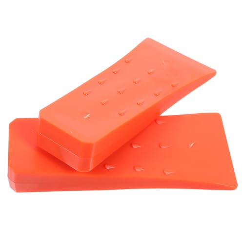 TOYANDONA 2 Stück Teiliges Kunststoff Fällkeile mit Erhöhten Spikes Robuste Baumfällkeile für Sicheres Holzfällen Langlebige Forstkeile für Präzise Baumstammkontrolle im Garten und von TOYANDONA