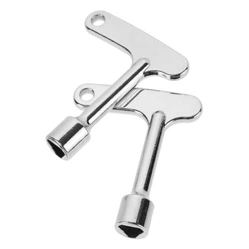 TOYANDONA 2 Stück Teiliges Mülltonnenschlüssel Langlebigem Metall Verschleißfest Einfach zu Bedienen Multifunktional für Außen mülleimer und Abfallbehälter Geeignet von TOYANDONA