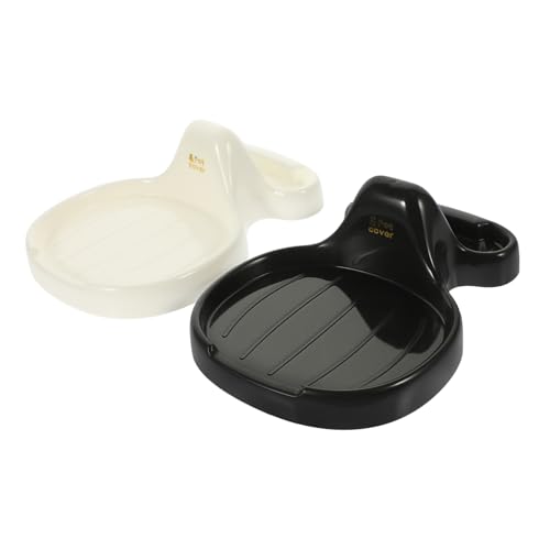 TOYANDONA 2 Stück Teiliges Multifunktionales Topfdeckelhalter Löffel Kochutensilienhalter Hitzebeständig Stabiler Küchenorganizer für Arbeitsplatte zur Ordnung von Deckeln und Besteck von TOYANDONA