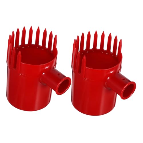 TOYANDONA 2 Stück Teiliges Plastiksammelset Roter Beerenpflücker für Blaubeeren und Kleine Früchte Leichtes Erntewerkzeug für Garten und Außenbereich Vielseitig Einsetzbar für Effiziente von TOYANDONA