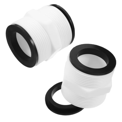 TOYANDONA 2 Stück Teiliges Pool Schlauchadapter Vacuum Adapter für Poolfilterpumpen Stabile Verbindung Einfache Installation Kompatibel mit Boden und Aufstellpumpe Langlebiges Poolzubehör von TOYANDONA