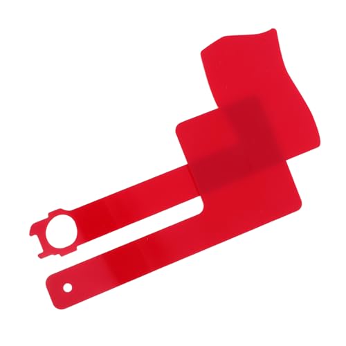 TOYANDONA 2 Stück Teiliges Rotes Acryl Briefkastenflaggen Wetterbeständig Drehbar Langlebig Passend Dekoratives und Funktionales Briefkasten Zubehör für Außenbereich Einfache von TOYANDONA
