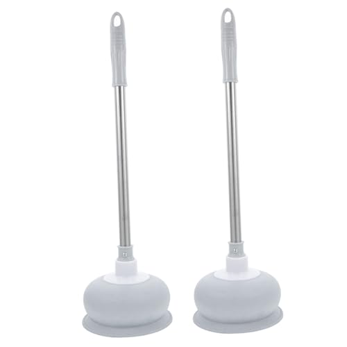 TOYANDONA 2 Stück Teiliges Toilette saugglocken Langem Ergonomischem Griff Langlebiges Verschleißfestes Abflussreinigungswerkzeug für Badewanne und Dusche Einfache Entfernung von TOYANDONA 2 Stück Teiliges Toilette saugglocken Langem Ergonomischem Griff Langlebiges Verschleißfestes Abflussreinigungswerkzeug für Badewanne und Dusche Einfache Entfernung von von TOYANDONA